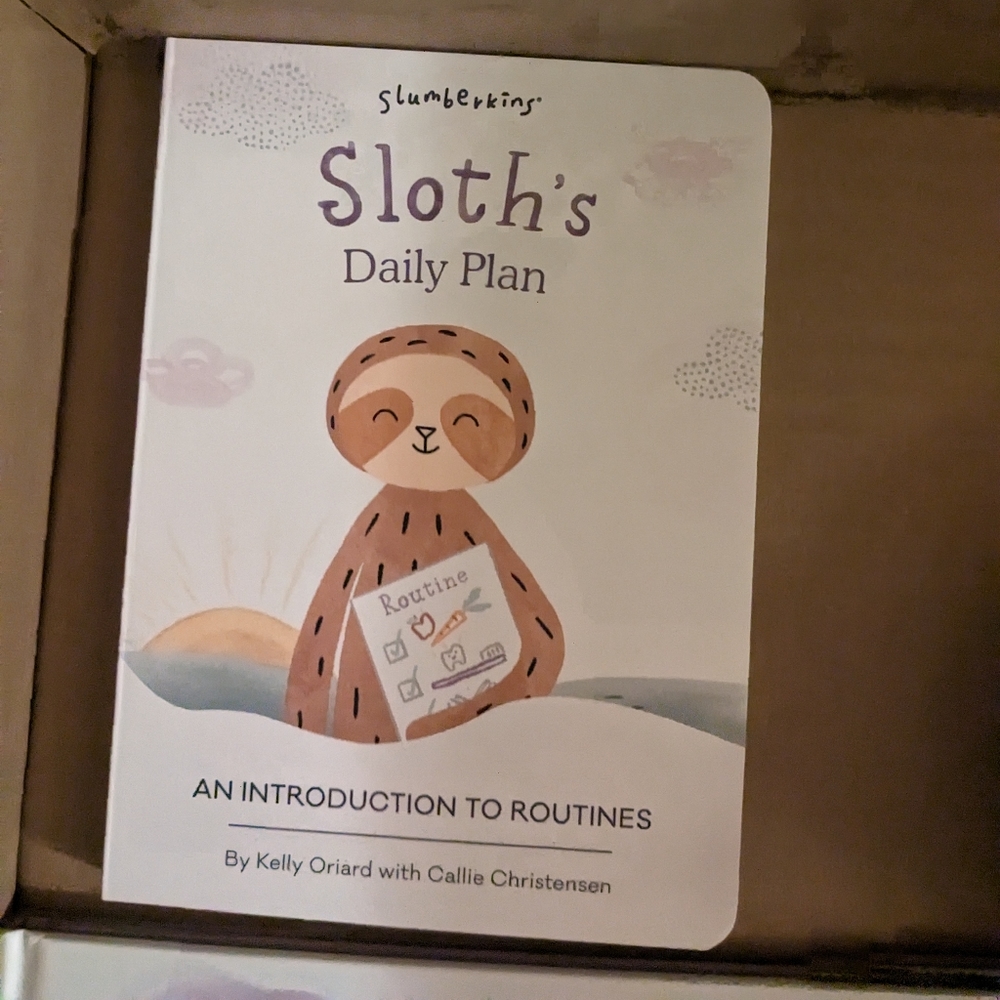 New Slumberkins Sloth's Daily Plan Book